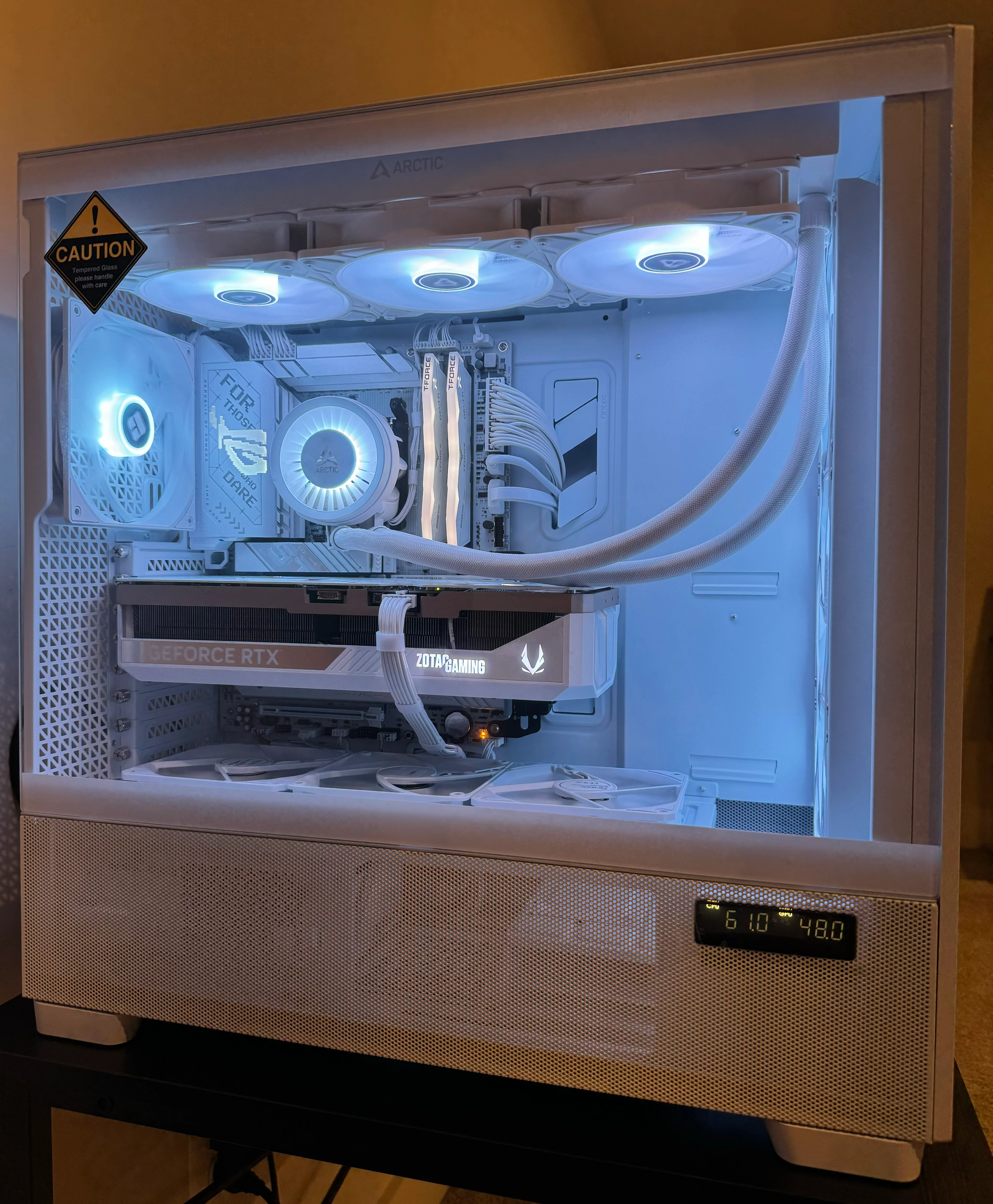 CUSTOM BUILT GAMING PC - RTX 5090 i9 14900K 128GB DDR5 4TB SSD ALL WHITE BUILD - Image 2